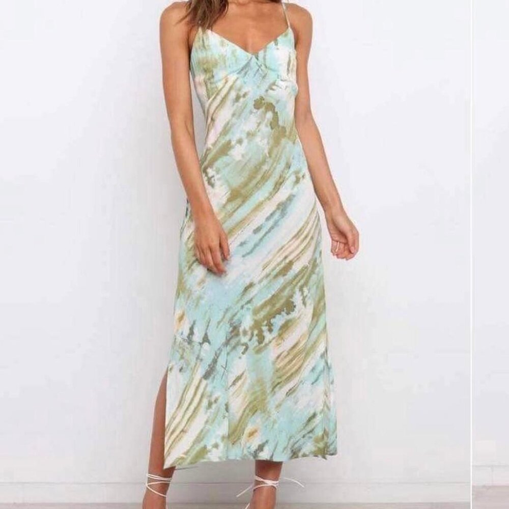 Petal & Pup Dillon Dress in Mint Marble  NWOT - Picture 3 of 5